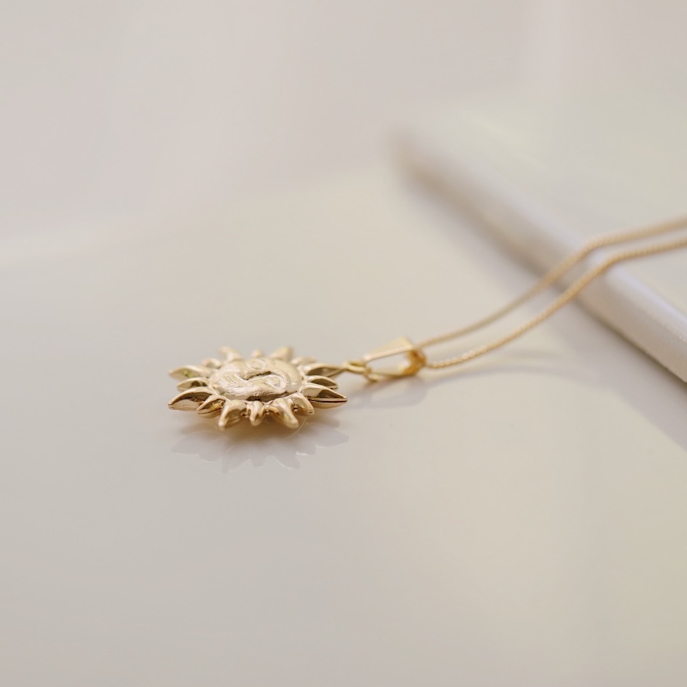 Ancient Sun Necklace | 18k Gold Filled - Picture 5 of 7